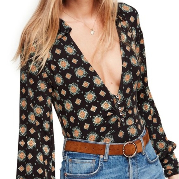 Free People Tops - Free People | Sydney Print Top | M